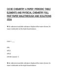 GCSE CHEMISTRY A PAPER 1 PERIODIC TABLE ELEMENTS AND PHYSICAL CHEMISTRY FULL PAST PAPER WALKTHROUGH AND SOLUTIONS 2026