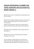 NSG500 PROFESSIONAL EXAMPREP 2026 TESTED QUESTIONS AND SOLUTIONS FULL REVIEW GRADED A&plus;
