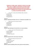 VIRGINIA NURSE AIDE CERTIFICATION EXAM 2026 PRACTICE CURRENT QUESTIONS AND RELIABLE ANSWERS WITH DETAILED RATIONALES &lpar;100&percnt; CORRECT VERIFIED SOLUTIONS&rpar; &vert;GUARANTEED PASS A&plus;&vert; INSTANT DOWNLOAD PDF