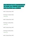 NTN FIRETEAM MATH COMPREHENSIVE TEST BANK 2026 VERIFIED QUESTIONS AND SOLUTIONS 100&percnt; CORRECT