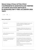 Illinois Notary Primer ACTUAL EXAM COMPREHENSIVE QUESTIONS AND VERIFIED ACCURATE SOLUTION &lpar;DETAILED & ELABORATED&rpar; &vert;GET IT 100&percnt; ACCURATE&excl;&excl; 2026 TEST&excl;&excl;