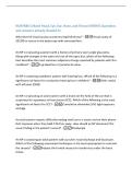 NUR7580 Q-Bank Head&comma; Eye&comma; Ear&comma; Nose&comma; and Throat &lpar;HEENT&rpar; Questions  and answers already Graded A&plus;  