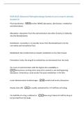 NUR-641E Advanced Pathophysiology Questions and answers already  Graded A&plus;  