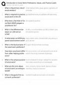 Social Work Professions &sol; Score 100&percnt; &sol; New Version 2025 Update &sol; Values & Practice Levels Study Guide