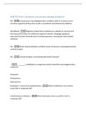 NUR 573-Test 1 Questions and answers already Graded A&plus;  