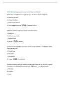 NUR 504 Questions and answers already Graded A&plus;