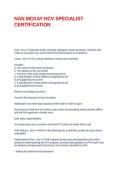 NAN MCKAY HCV SPECIALIST CERTIFICATION