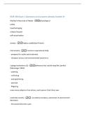 NUR 356 Exam 1 Questions and answers already Graded A&plus;  
