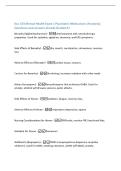 Nur 233 Mental Health Exam 1 Psychiatric Medications &lpar;Hondros&rpar;  Questions and answers already Graded A&plus;  