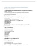 NUR 233 Exam 1 Questions and answers already Graded A&plus;  