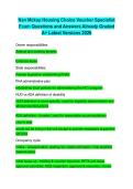 Nan Mckay Housing Choice Voucher Specialist Exam Questions and Answers &vert;&vert; Latest Versions 2026 Already Graded A&plus;