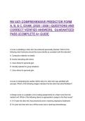  RN VATI COMPREHENSIVE PREDICTOR FORM A&comma; B&comma; & C&comma; EXAM&comma; &lpar;2025 &sol; 2026 &rpar; QUESTIONS AND CORRECT VERIFIED ANSWERS&comma;  GUARANTEED PASS &vert;&vert;COMPLETE A&plus; GUIDE