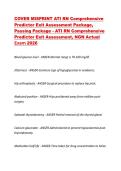 COVER MISPRINT ATI RN Comprehensive  Predictor Exit Assessment Package&comma;  Passing Package - ATI RN Comprehensive  Predictor Exit Assessment&comma; NGN Actual  Exam 2026