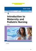 test bank of Introduction to Maternity and Pediatric Nursing  8th Edition by Gloria Leifer  complete newest solution 