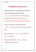 WGU D204 DATA ANALYTICS OA EXAM 2026 &ndash; COMPLETE STUDY GUIDE WITH REAL QUESTIONS & ANSWERS
