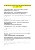MCLETC Exam 1 with all Correct & 100&percnt; Verified Answers &vert;Already Graded A&plus;