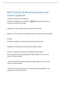 NUR 376 Exam &num;2 Blueprint questions and  answers graded A&plus; 