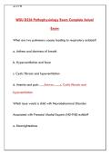 WGU D236 PATHOPHYSIOLOGY OA EXAM 2026 &ndash; COMPLETE STUDY GUIDE WITH REAL QUESTIONS & ANSWERS