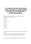 WGU D487 Secure Software Design Exam &vert; 100&plus; Q&A Spring 2026