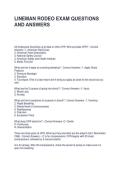 LINEMAN RODEO EXAM QUESTIONS AND ANSWERS