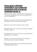 NU623 QUIZ 3 HERZING UNIVERSITY 2026 COMPLETE QUESTIONS AND ACCURATE ANSWERS GRADE A&plus;