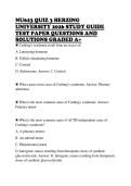 NU623 QUIZ 3 HERZING UNIVERSITY 2026 STUDY GUIDE TEST PAPER QUESTIONS AND SOLUTIONS GRADED A&plus;