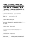 NU623 QUIZ 3 QUESTIONS AND ANSWERS HERZING UNIVERSITY 2026 ACTUAL TEST PAPER WITH VERIFIED SOLUTIONS GRADED A&plus;