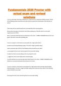 Fundamentals 2026 Proctor Exam &ndash; Actual Exam Questions and Verified Answers