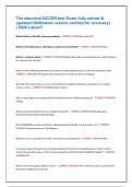 The electrical NCCER test Exam fully solved &  updated 2026&lpar;latest version verified for accuracy&rpar;  &vert; 2026 Latest&excl;&excl; 