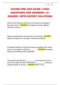 UCONN PNB 2264 EXAM 3 2026  QUESTIONS AND ANSWERS &vert; A&plus;  GRADED &vert; WITH EXPERT SOLUTIONS 