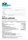 025 AQA  GCSE ENGLISH LANGUAGE Paper 2 Writers&rsquo; viewpoints and perspectives Practice Questions with Worked Solutions