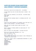 AAPD QE BOARD EXAM QUESTIONS AND CORRECT VERIFIED ANSWERS