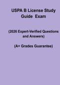 USPA B License Study Guide PDF &vert; Skydiving Certification Exam Questions and Answers