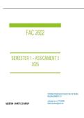 FAC2602 ASSESSMENT 3 SEM 1 0F 2026 SEM 1 EXPECTED SOLUTIONS