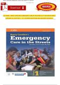 Nancy Caroline&rsquo;s Emergency Care in the Streets&comma; 8th Edition &ndash; Test Bank Questions and Answers &vert; Chapters 1&ndash;53 Complete &lpar;A&plus; Grade&rpar;