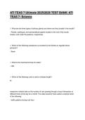 ATI TEAS 7 Ultimate 2025&sol;2026 TEST BANK&colon; ATI TEAS 7&colon; Science