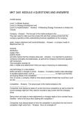 MKT 3401 MODULE 4 QUESTIONS AND ANSWERS