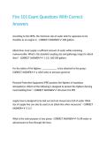 Fire 101 Exam Questions With Correct Answers