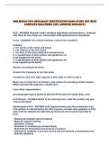 NAN MCKAY HCV SPECIALIST CERTIFICATION EXAM STUDY SET WITH COMPLETE SOLUTIONS 100&percnt; VERIFIED 2026-2027&excl;&excl;