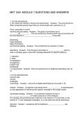 MKT 3401 MODULE 7 QUESTIONS AND ANSWERS
