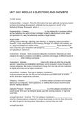 MKT 3401 MODULE 6 QUESTIONS AND ANSWERS