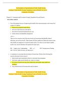 TESTBANK &ndash; The Foundation of Specialization in Public Health Nursing &lpar;Stanhope&colon; Public Health Nursing&colon; Population-Centered Health Care in the Community 9th Edition&rpar; &vert; Exam Review & Key Concepts