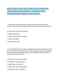 MED SURG 2 HESI TEST BANK REAL EXAM 100&plus; QUESTIONS AND CORRECT ANSWERS WITH RATIONALES&vert;A&plus; GRADE 2026 UPDATE