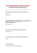 Special Inspector &ndash; General Requirements Practice Questions and Answers &ndash; Exam Study Material