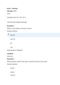 SCIN 130 Quiz 2 &vert; Score 91&sol;100 &vert; American Military University