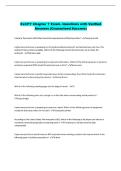 ExCPT Chapter 7 Exam- Questions with Verified  Answers &lpar;Guaranteed Success&rpar; 
