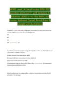 NPDES Level 1A Exam Practice 2026&vert;2027  Questions and Answers with Complete A&plus;  Solutions 100&percnt; Correct&excl;&excl;&excl;on BMPs&comma; Soil  Erosion&comma; Sediment Control&comma; Permit Rules &  Georgia State Compliance 