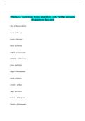 Pharmacy Technician Exam- Questions with Verified Answers  &lpar;Guaranteed Success&rpar;