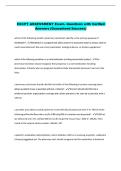 EXCPT ASSESSMENT Exam- Questions with Verified  Answers &lpar;Guaranteed Success&rpar; 