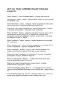 MKT 3401 FINAL EXAM LEDET QUESTIONS AND ANSWERS
